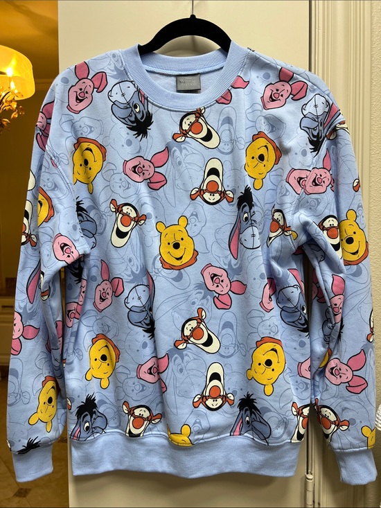 Disney Sweaters - Winnie the Pooh and friends sweatshirt size small light blue Disney